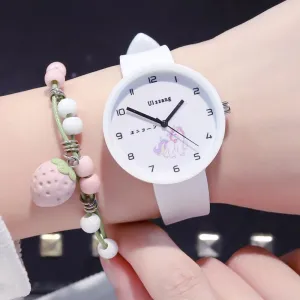 Cute UnicornPatterned Quartz Wristwatches