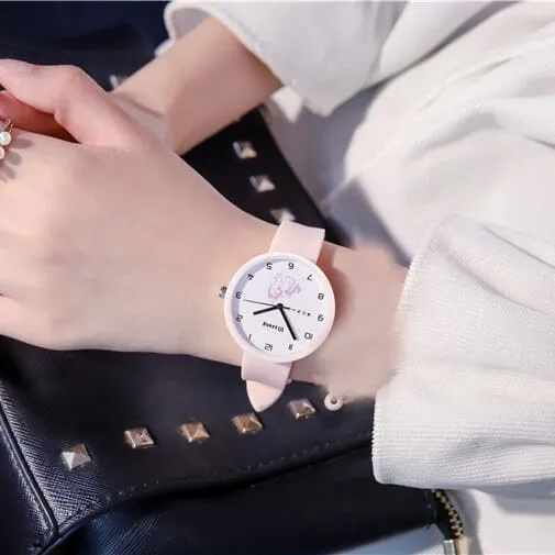 Cute UnicornPatterned Quartz Wristwatches