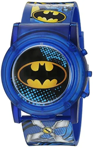 DC Comics Boys Analog Watch (Blue/Plastic Strap)