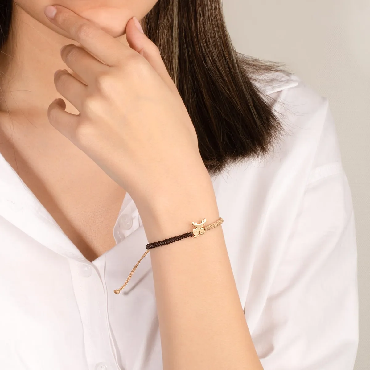 Deer Braided Bracelet