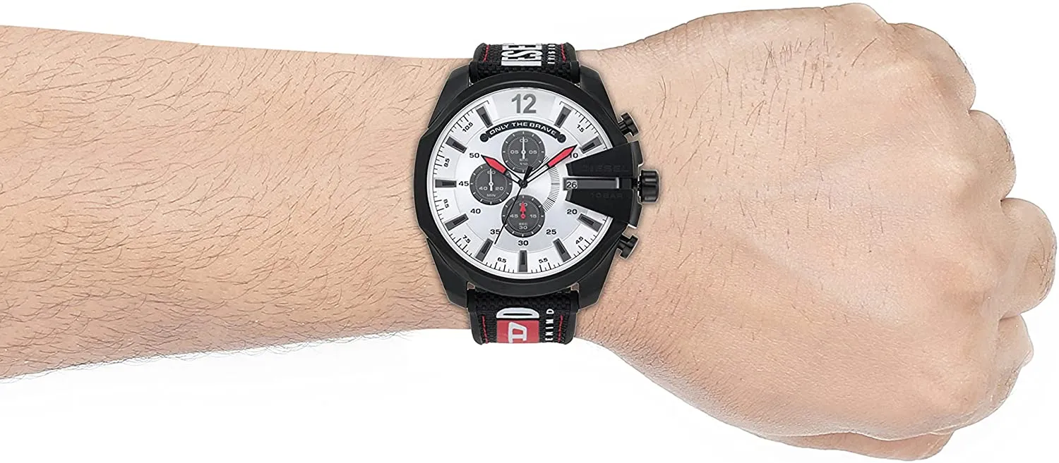 Diesel Mega Chief Chronograph Quartz Men's Watch DZ4512 (Defect)