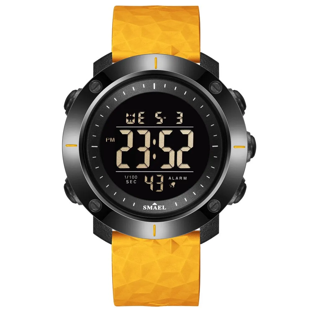 Digital Watch SMAEL Men Sports Watch Alarm Stop Watches Waterproof Multifunction Outdoor Wristwatch Male Army Relogio Masculino