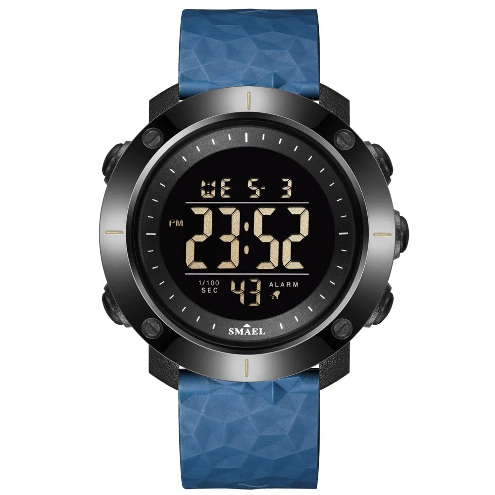 Digital Watch SMAEL Men Sports Watch Alarm Stop Watches Waterproof Multifunction Outdoor Wristwatch Male Army Relogio Masculino
