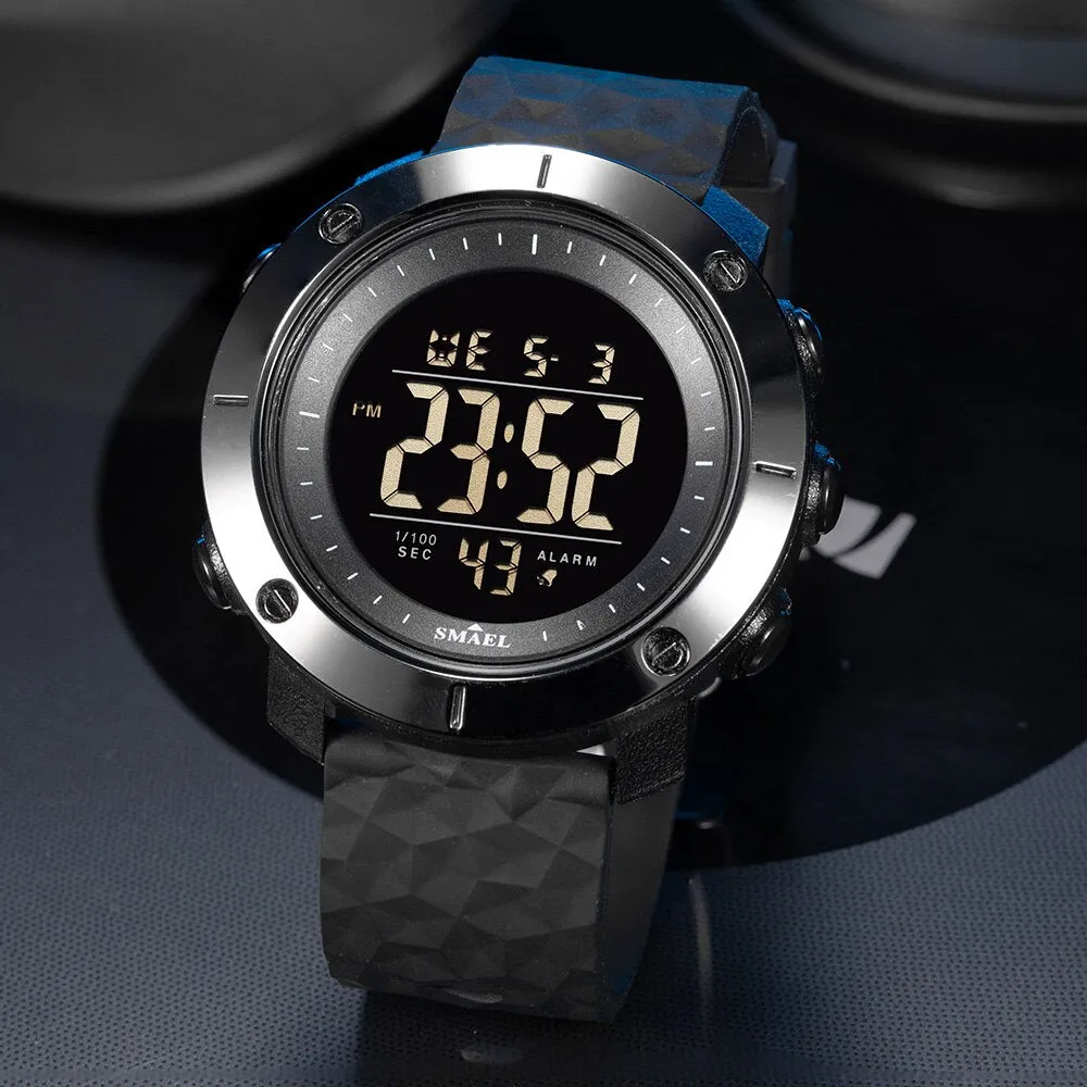 Digital Watch SMAEL Men Sports Watch Alarm Stop Watches Waterproof Multifunction Outdoor Wristwatch Male Army Relogio Masculino