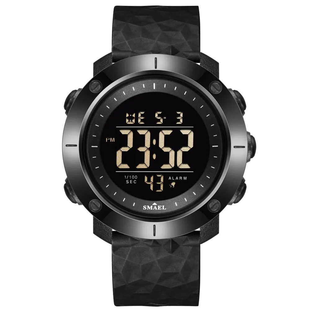 Digital Watch SMAEL Men Sports Watch Alarm Stop Watches Waterproof Multifunction Outdoor Wristwatch Male Army Relogio Masculino
