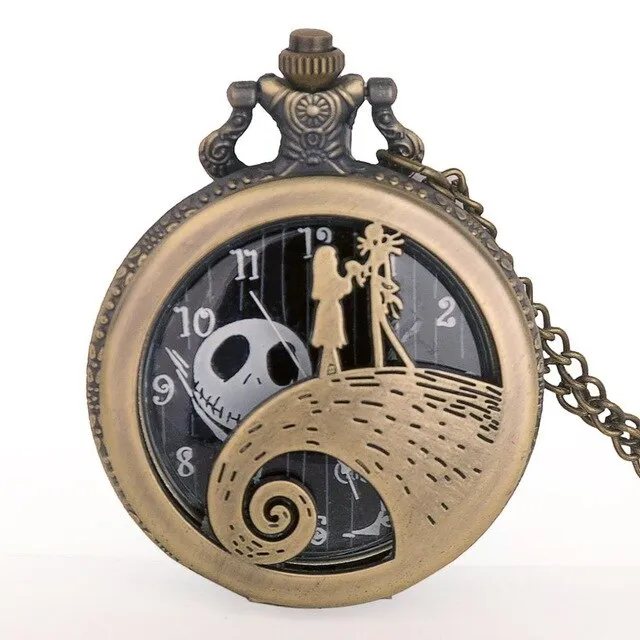 Doctor Who Theme Eye Pattern Hunter Quartz Pocket Watch Vintage Necklace Chain Retro Fob Watch Men Pendant Women Clock Best Gift