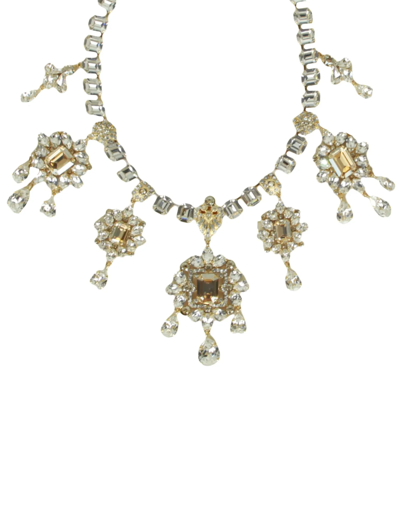 Dolce & Gabbana Strass Crystal Statement Necklace
