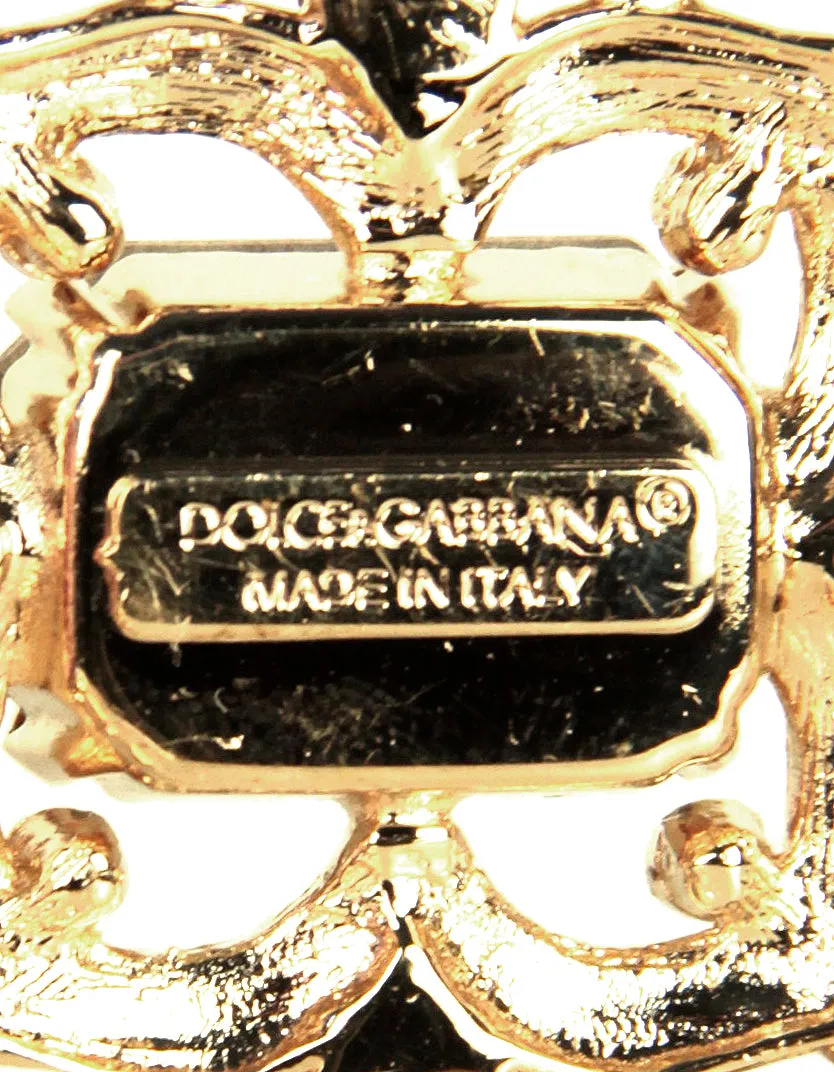 Dolce & Gabbana Strass Crystal Statement Necklace