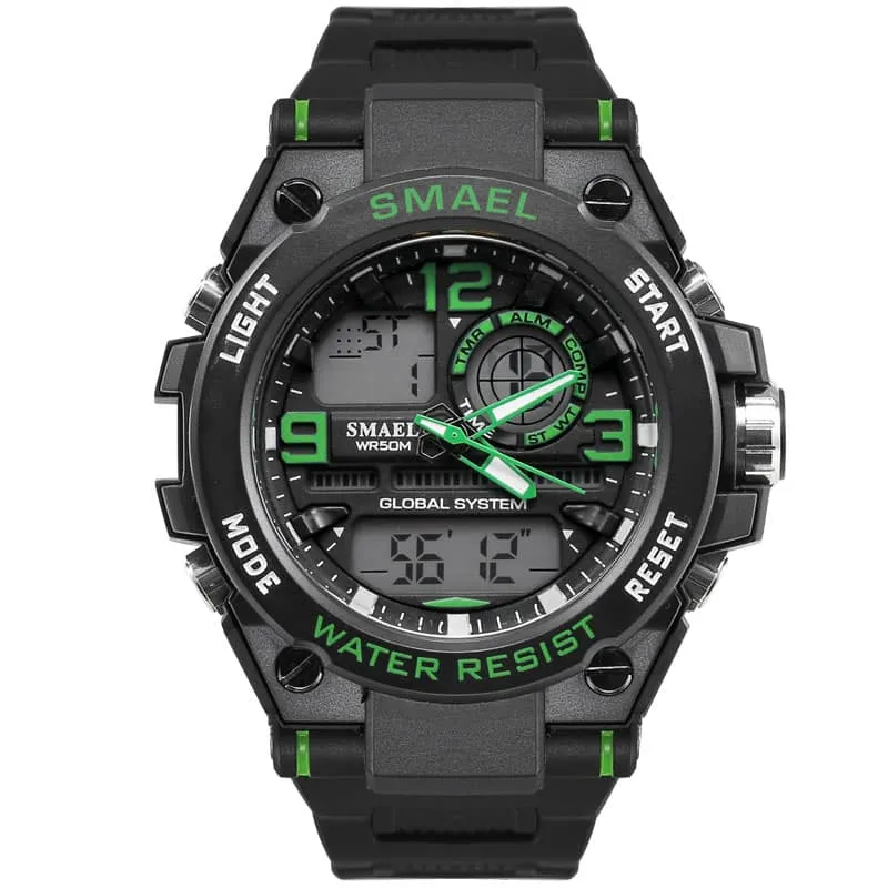 Dual Display  Men's Wrist Watches