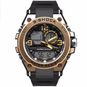 Dual Display  Men's Wrist Watches