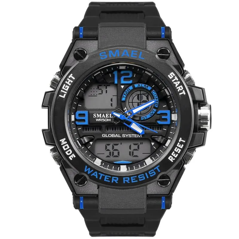 Dual Display  Men's Wrist Watches