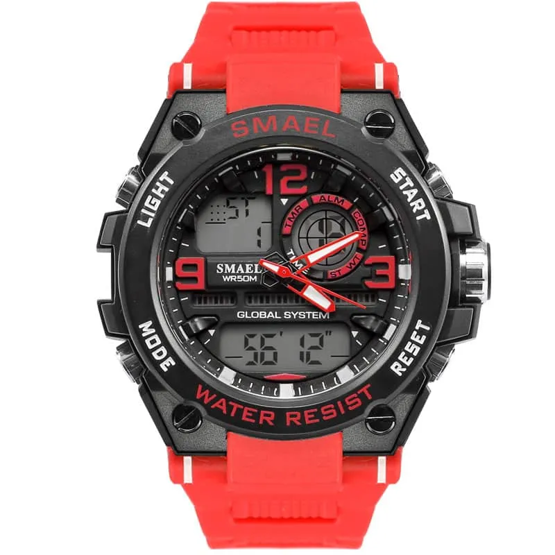 Dual Display  Men's Wrist Watches