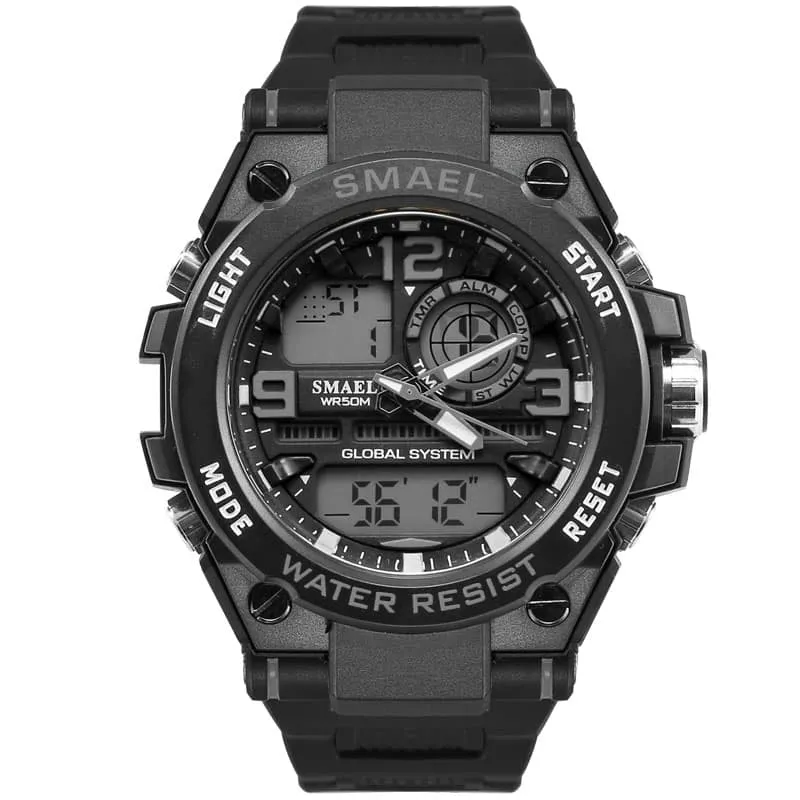 Dual Display  Men's Wrist Watches