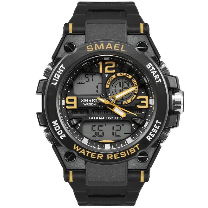 Dual Display  Men's Wrist Watches
