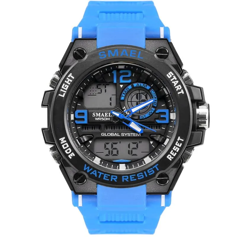 Dual Display  Men's Wrist Watches