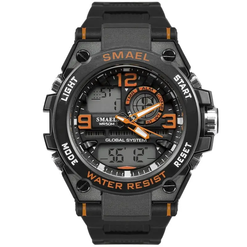 Dual Display  Men's Wrist Watches