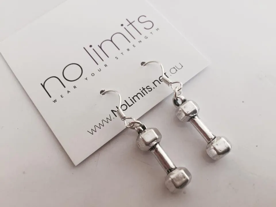 Dumbbell Earrings