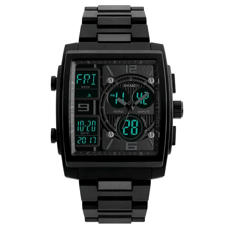 Electronic Dual Display Watches for Men