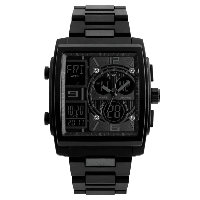 Electronic Dual Display Watches for Men