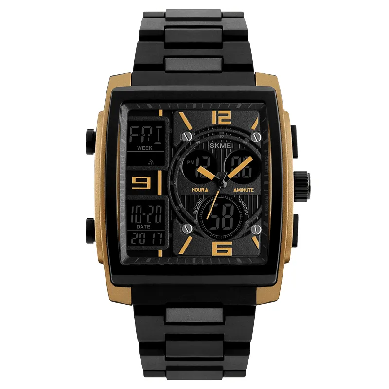 Electronic Dual Display Watches for Men