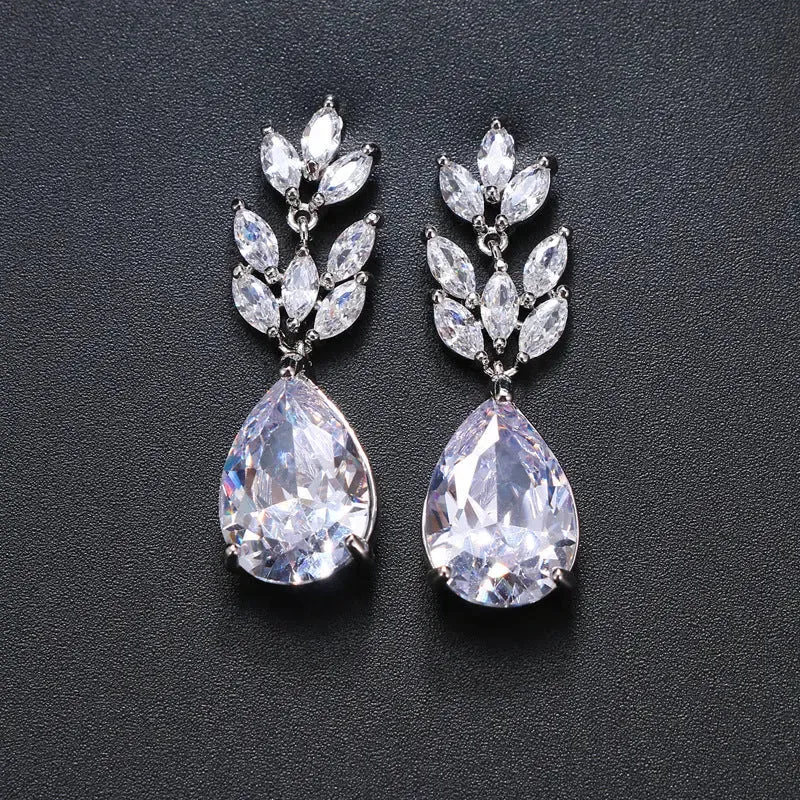 Elegant Bohemian Zircon Drop Earrings
