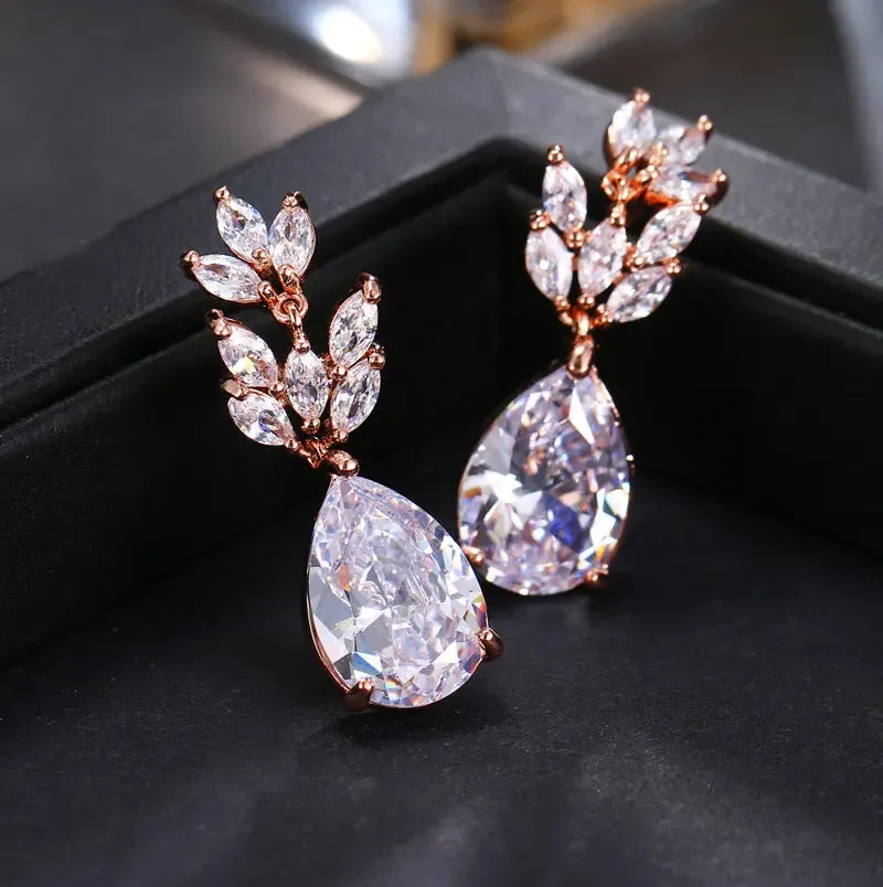 Elegant Bohemian Zircon Drop Earrings