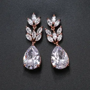 Elegant Bohemian Zircon Drop Earrings