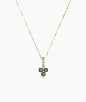 Elegant Floral Diamond Necklace