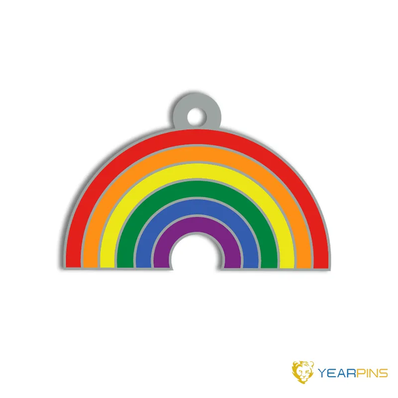 Enamel Necklace - Rainbow