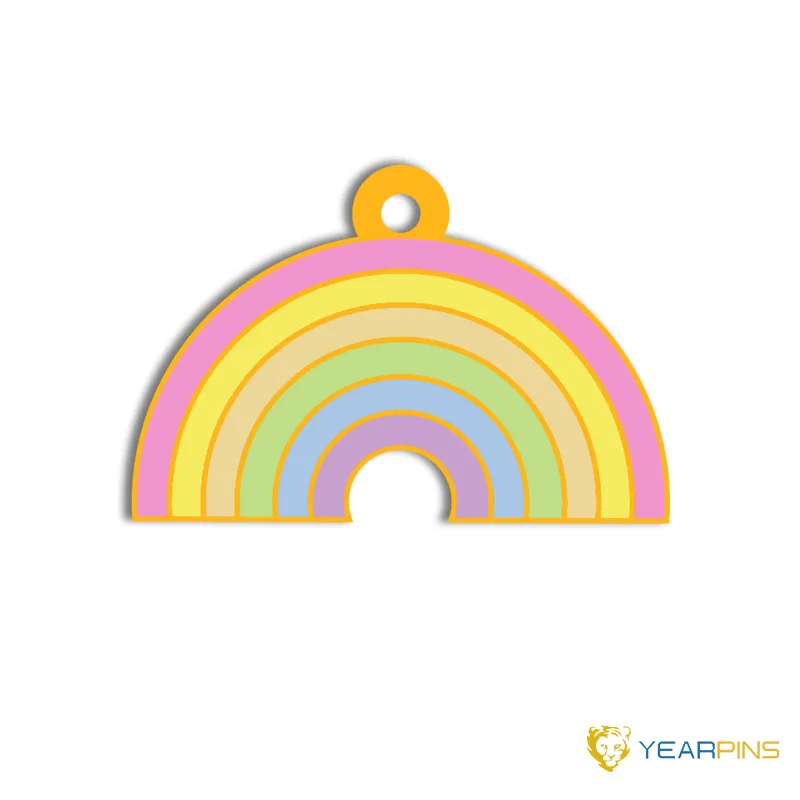 Enamel Necklace - Rainbow