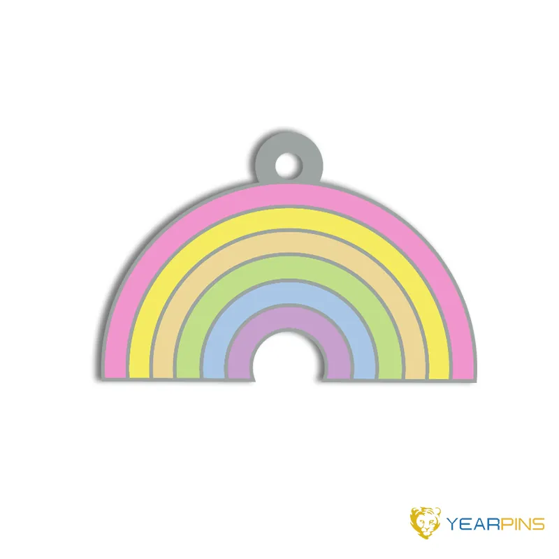 Enamel Necklace - Rainbow