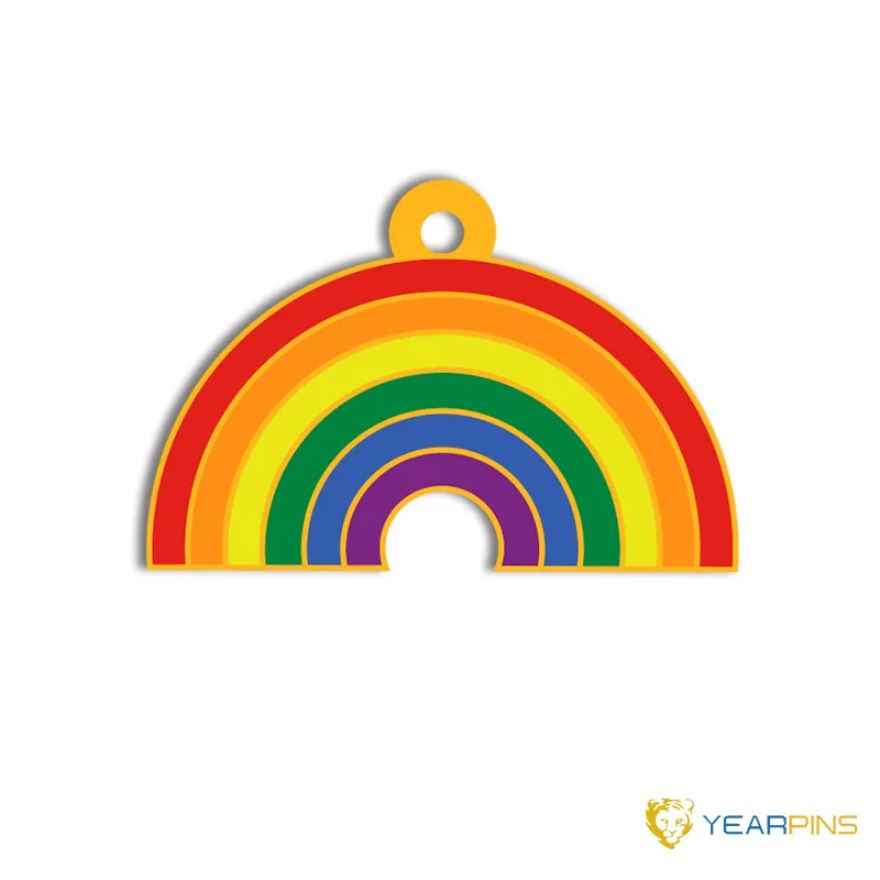 Enamel Necklace - Rainbow