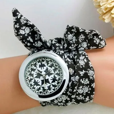 Ethnic Floral Watches With Wristbands