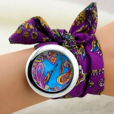 Ethnic Floral Watches With Wristbands