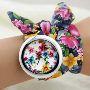 Ethnic Floral Watches With Wristbands