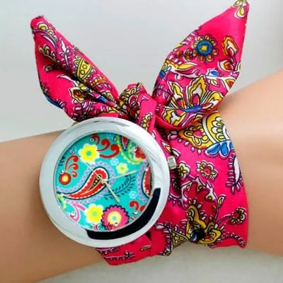 Ethnic Floral Watches With Wristbands