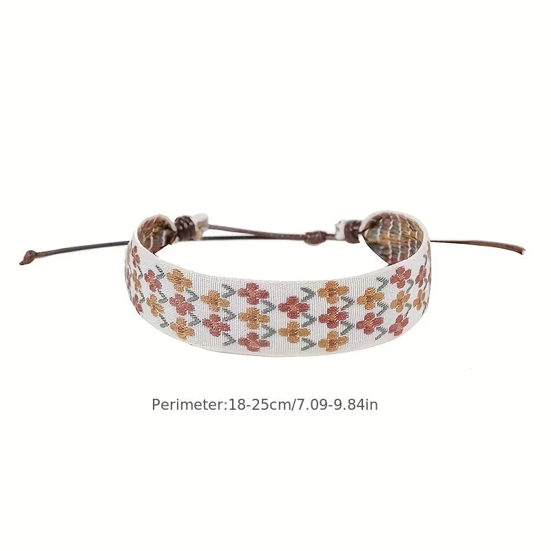 Ethnic Style Bohemian Bracelet Retro Fabric Hand Rope