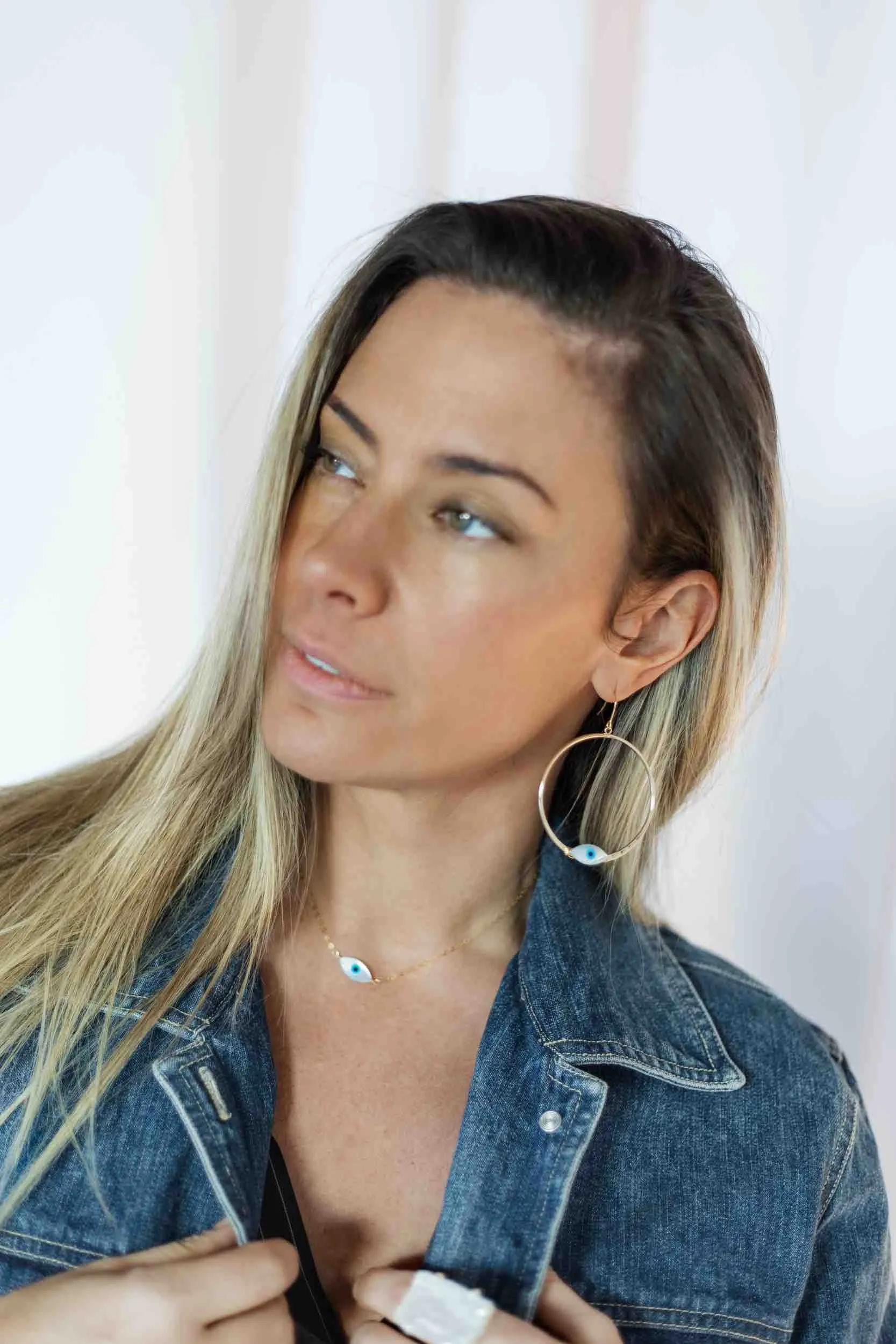 Evil Eye Protect Your Peace Earrings