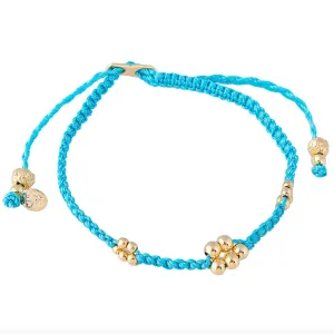 Fairley, Blossom Rope Bracelet | Aqua