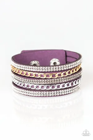 Fashion Fiend Purple Paparazzi Bracelet