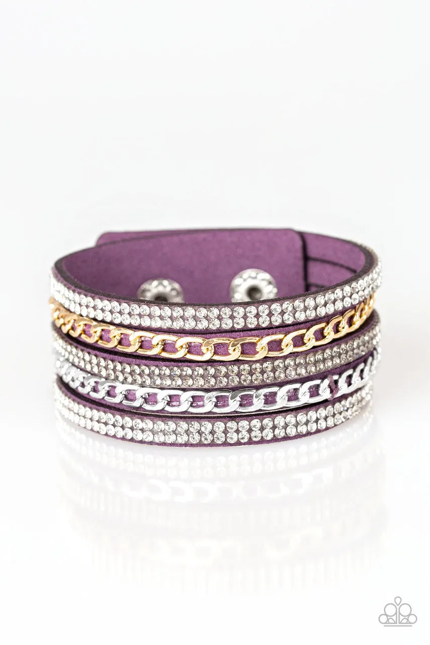 Fashion Fiend Purple Paparazzi Bracelet