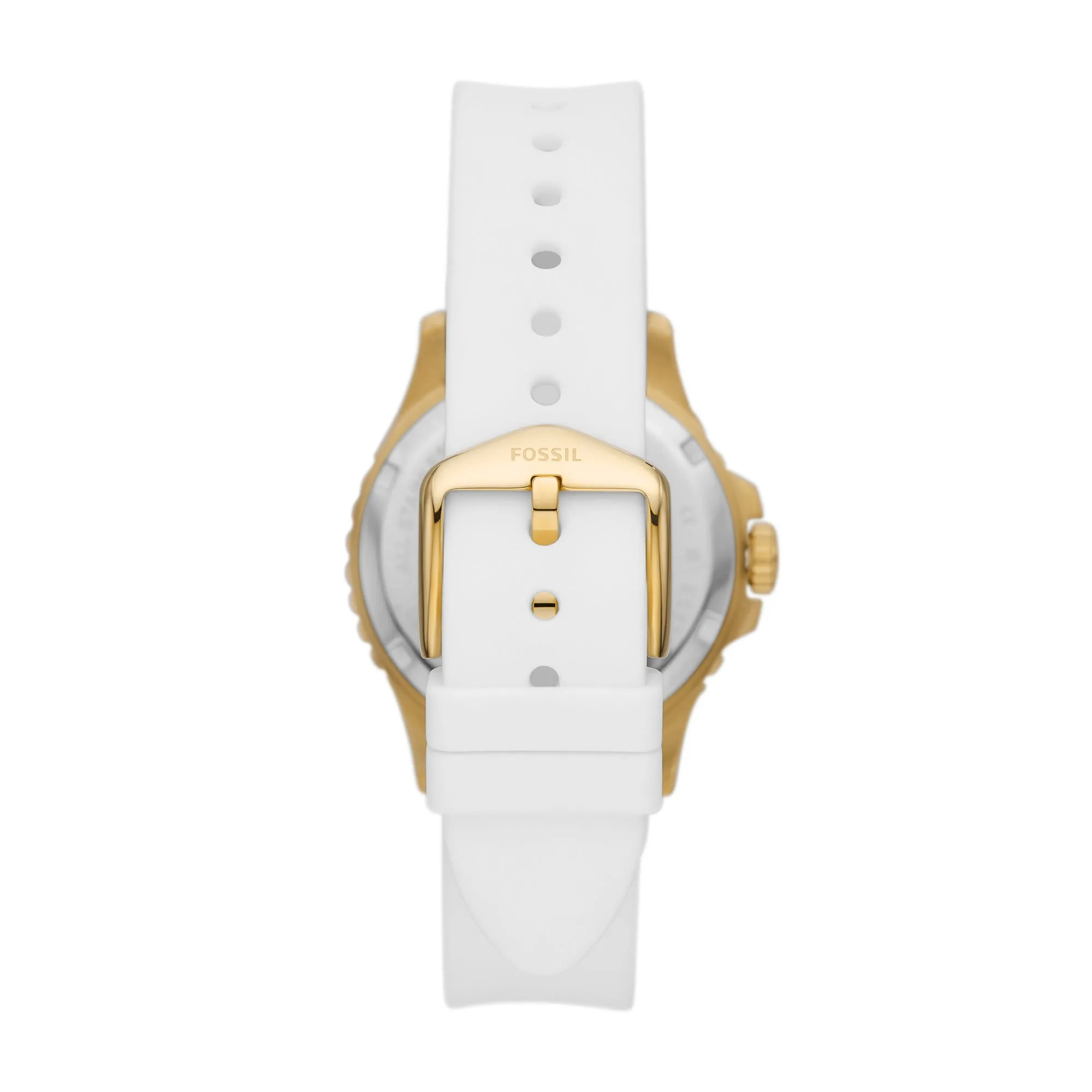 FB-01 Three-Hand Date White Silicone Watch