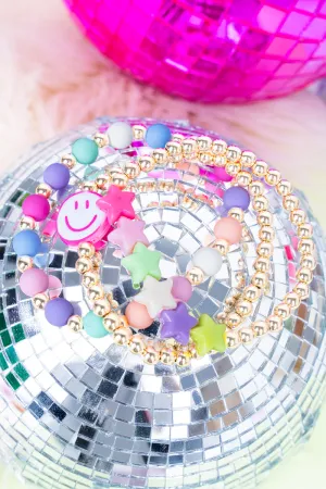 Feeling Happy Star Beaded Bracelet Set