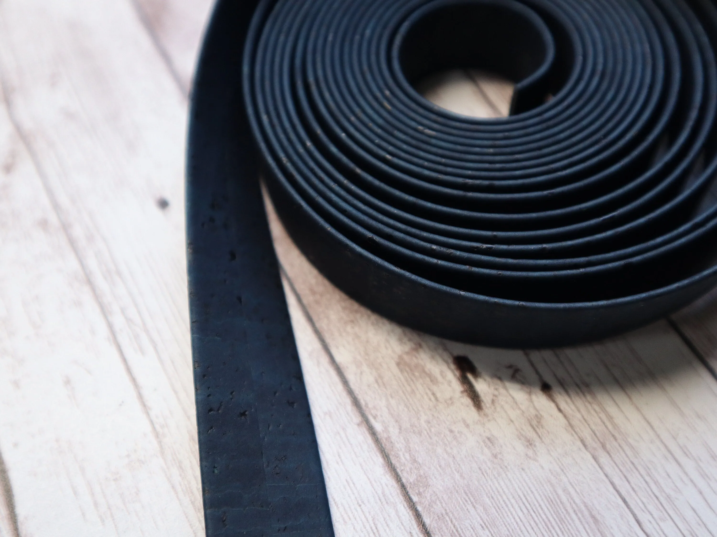 Flat Cork Cord by the Yard -  Navy