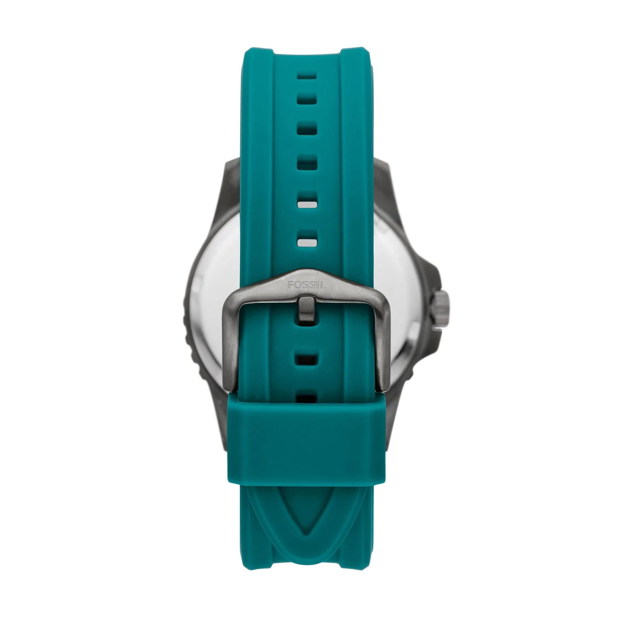 Fossil Blue Three-Hand Date Oasis Silicone Watch