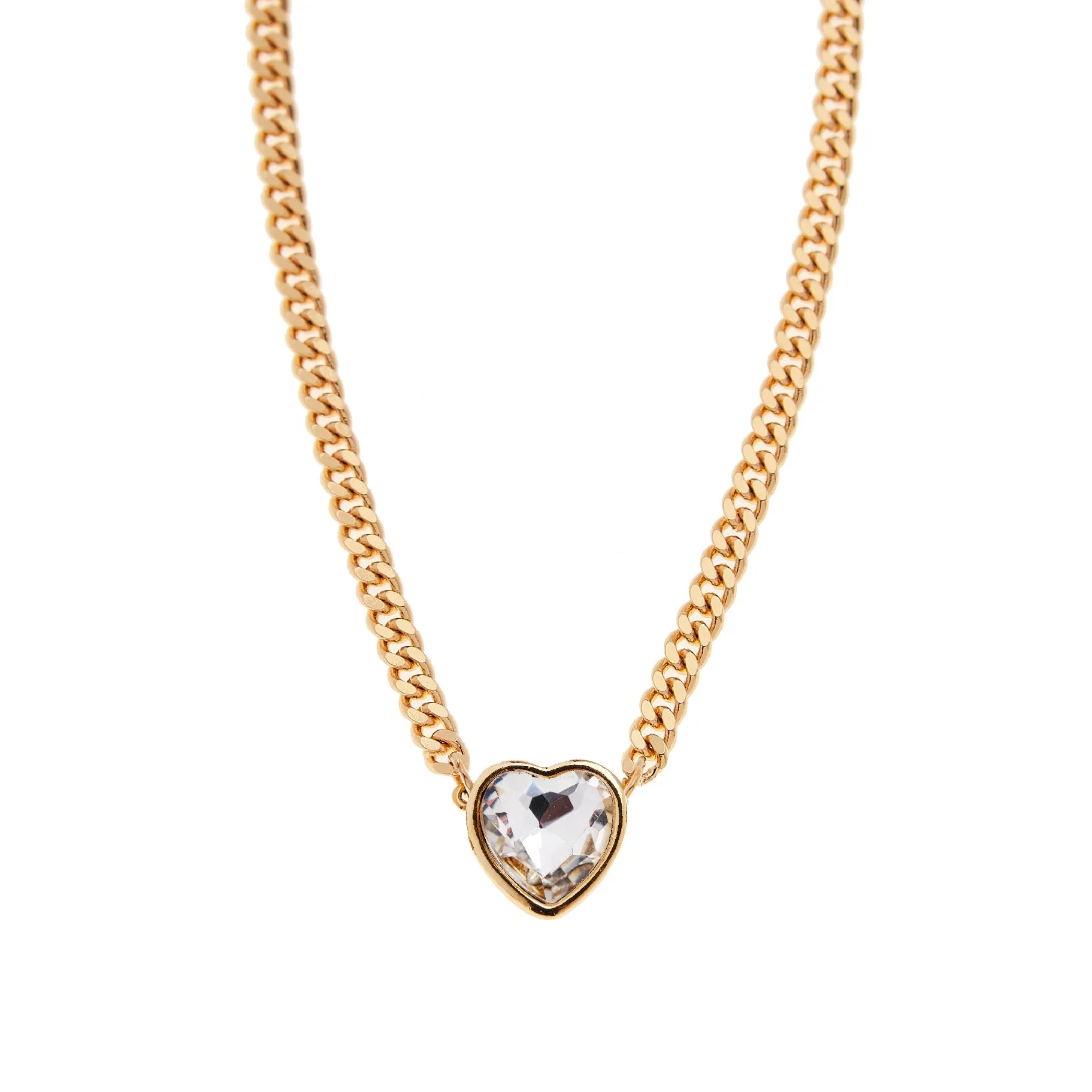 Freya Necklace in Crystal/Gold