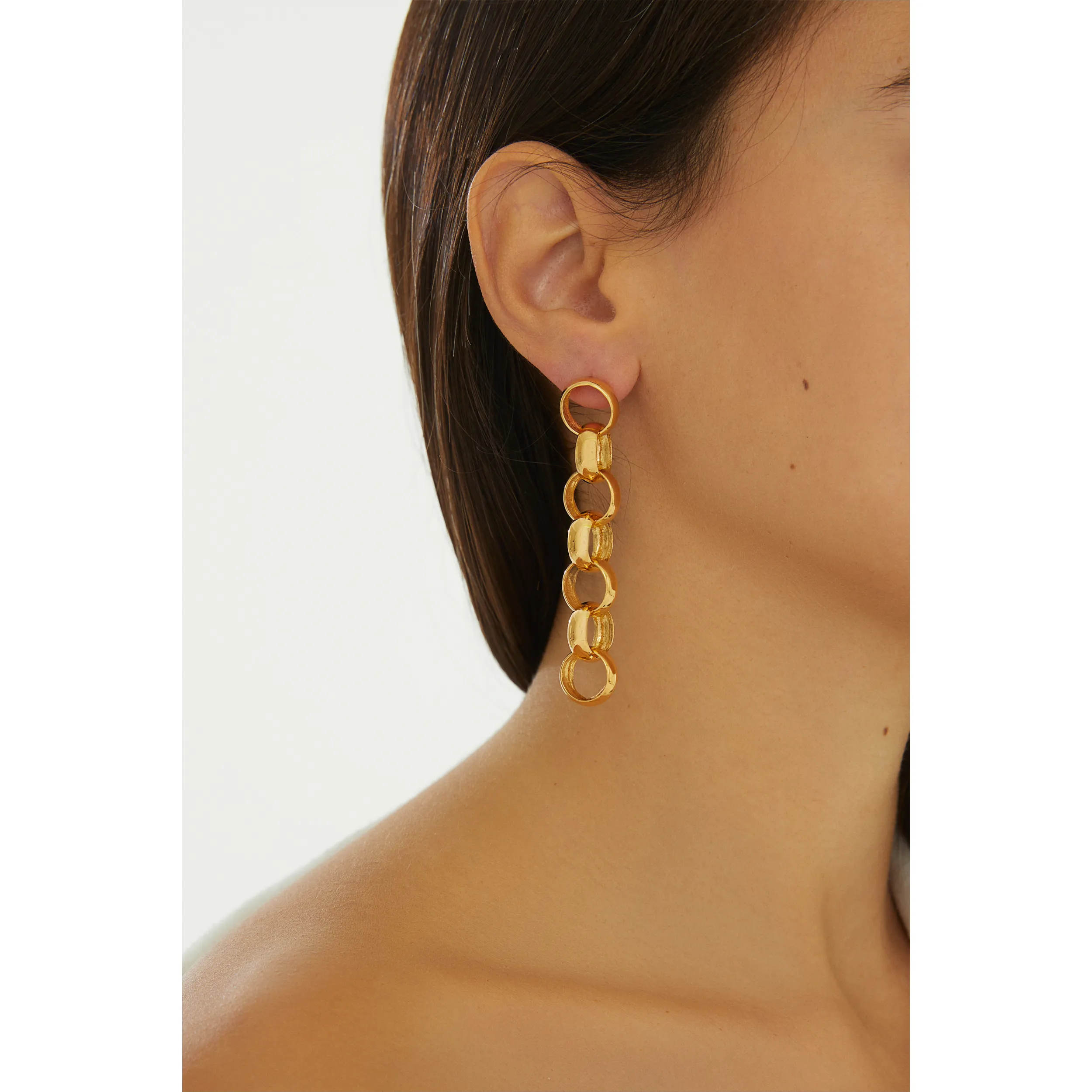 Gaia Chain Drop Earrings - Small Chains
