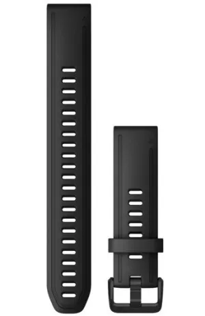 Garmin Strap QuickFit 20 Silicone Black Large