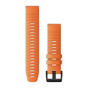 Garmin Strap QuickFit 22 Ember Orange Silicone