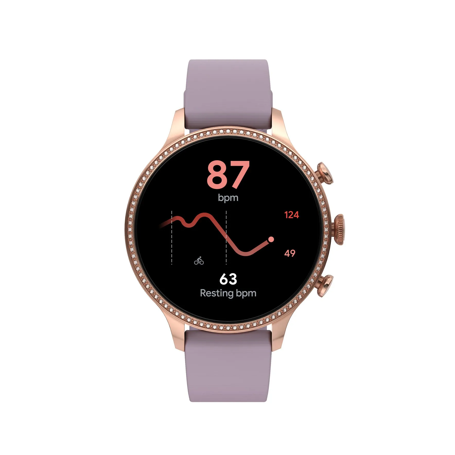 Gen 6 Smartwatch Purple Silicone FTW6080
